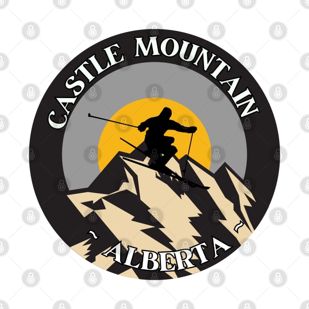Castle Mountain Resort Ski -  Alberta by DW Arts Design