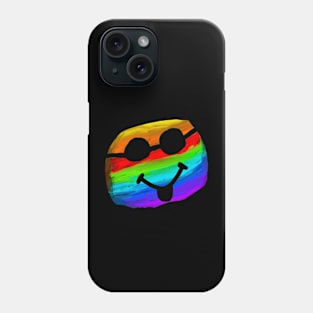 Abstract colourful smile face Phone Case