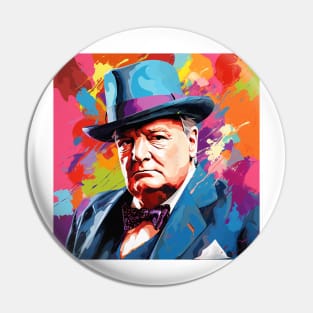 Churchill Pop Art 2 Pin