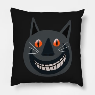 Crazy Halloween Cat Pillow