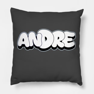 ANDRE name graffiti letters writing style Pillow