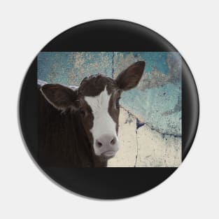 Cow Funny Calf Face Cow Lover Gift Products Pin