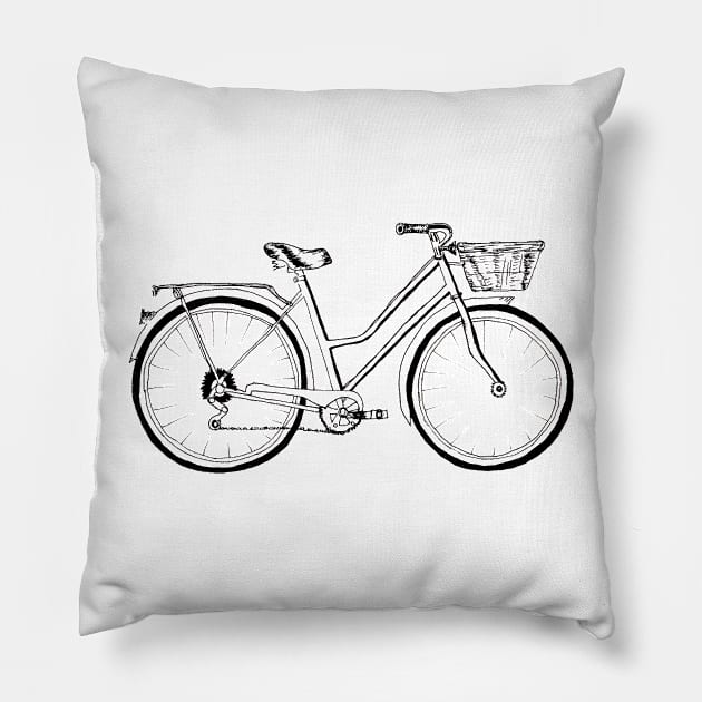 Bicycle Pillow by Bridgetdav