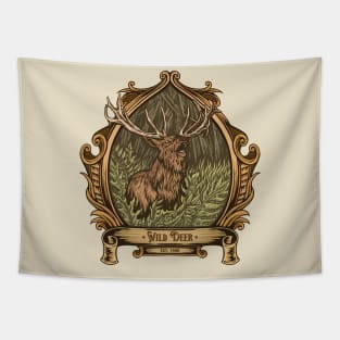 Wild Deer Vintage Tapestry