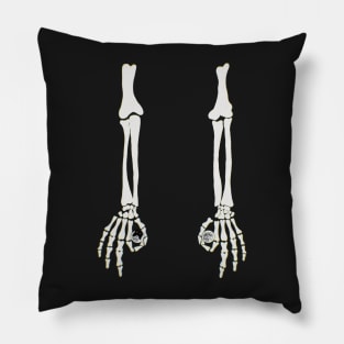 Hand Bones Suspenders With Moon Pillow