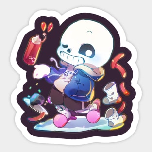 Lust sans, reaper sans, Geno sans, and Suzie Sticker for Sale by