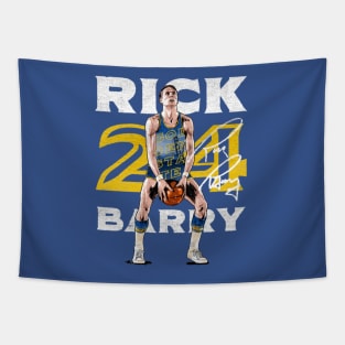 rick barry free throw Tapestry