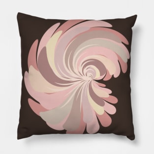 Multicolor flower spiral Pillow