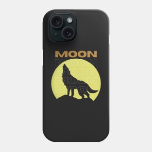 Wolf moon Phone Case