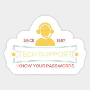 Technology Support Aufkleber Teepublic De