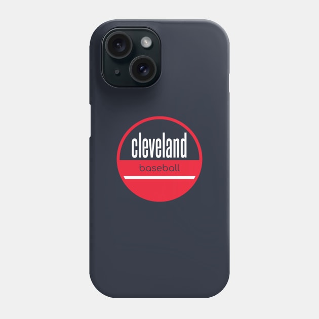 Cleveland baseball Phone Case by BVHstudio