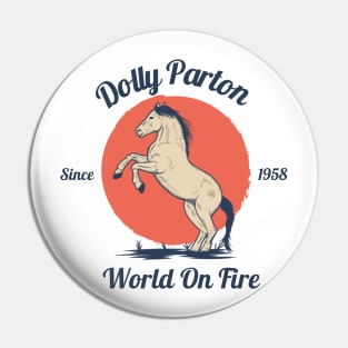 Dolly Parton // Horse Pin