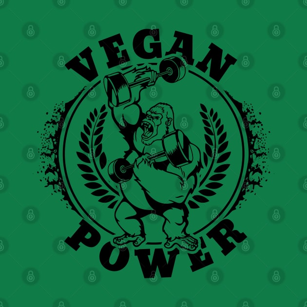 Vegan Power Gorilla by RadStar