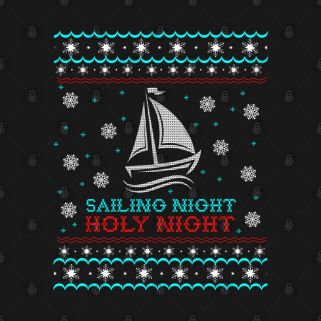 Sailing Ugly Christmas Sweater Gift by uglygiftideas