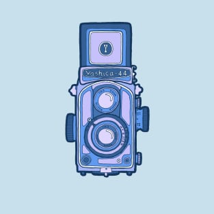 Vintage Camera blue T-Shirt