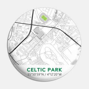 Celtic Park Map Design Pin