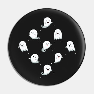 Cute Ghosts Pin