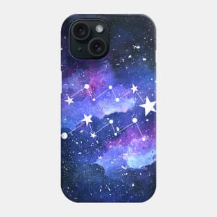 Galaxy Aquarius Star Sign Phone Case