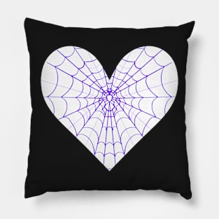 Spider Web Heart V11 Pillow