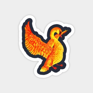 Swan Phoenix Magnet