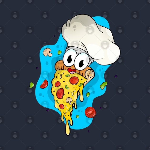 Cute pizza chef. by TTirex