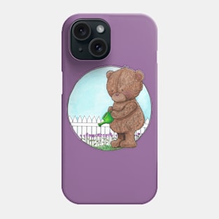 Gardening Bear Phone Case