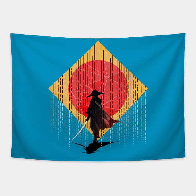 Anime Samurai Tapestry by Worldengine