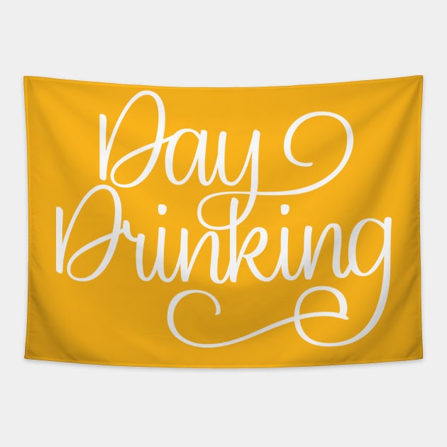 Day Drinking Tapestry by polliadesign