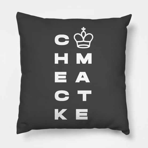 CHECKMATE Pillow by KNI