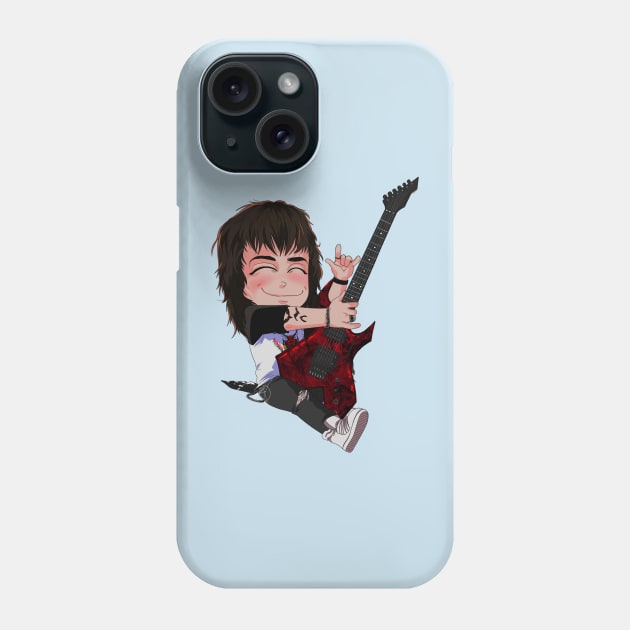 Eddie and his guitar Phone Case by InvisibleRainArt