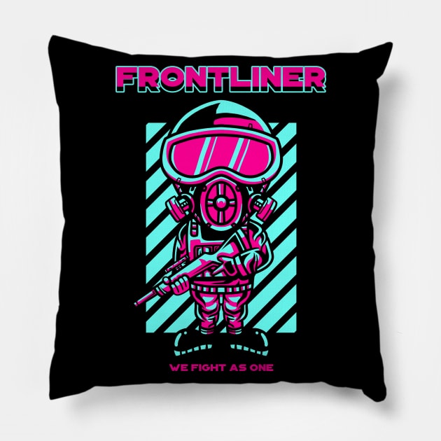 frontline Pillow by imkram2x