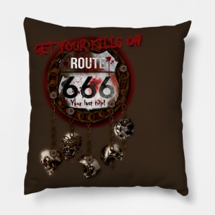 Route 666 Pillow