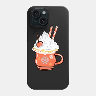 Peppermint Mocha Christmas Drink Phone Case