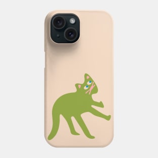 THIS CUTE CAT IS WHERE IT'S AT Funny Charming Kitten Pet - UnBlink Studio by Jackie Tahara Phone Case