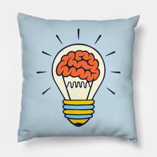 Lamp Light and Brain Pillow