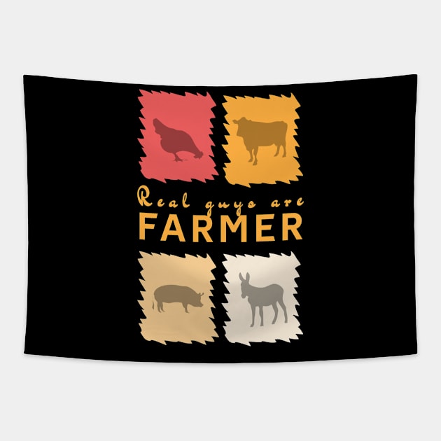 Real guys are farmer Tapestry by DePit DeSign