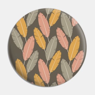 Banana leaves (Gold, blush, and taupe) Pin