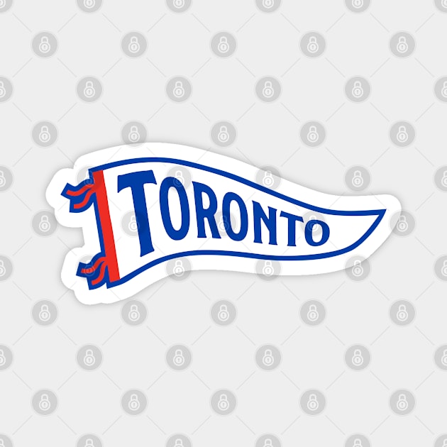 Toronto Pennant - Blue 2 Magnet by KFig21