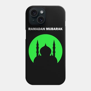 Ramadan Mubarak Ramadan Kareem Green Mosque Masjid Gift Phone Case