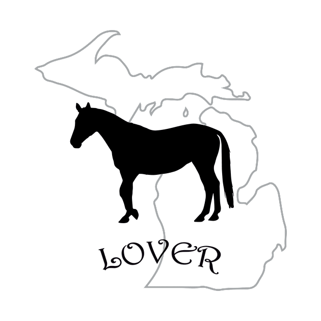 Michigan Horse Lover Gift by Prairie Ridge Designs