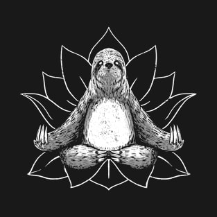 Zen Sloth Meditation Yoga by Tobe Fonseca T-Shirt