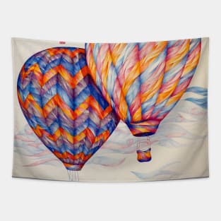 colored pencil balloons Tapestry