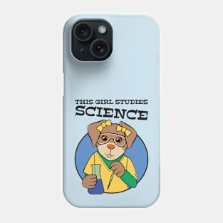 This Girl Studies Science Phone Case