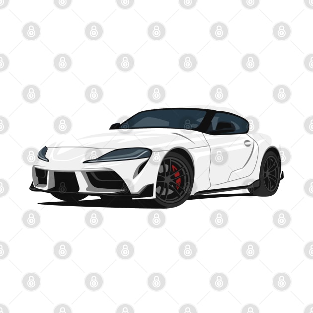 Supra 5th Generation GR A90 white by creative.z