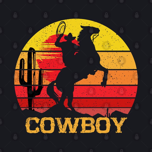 Cowboy Retro Vintage by DARSHIRTS