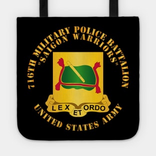 716th Military Police Battalion - Saigon Warriors - DUI X 300 Tote