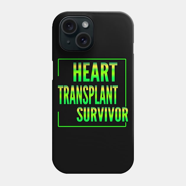 Heart Transplant Survivor Phone Case by Color Fluffy