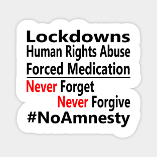 #NoAmnesty Magnet