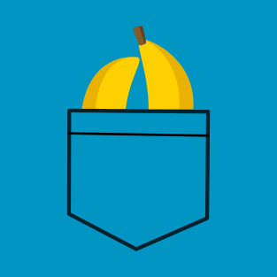 Pocket Banana T-Shirt Design T-Shirt