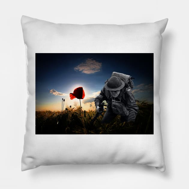 Lance Sergeant Pillow by StephenJSmith